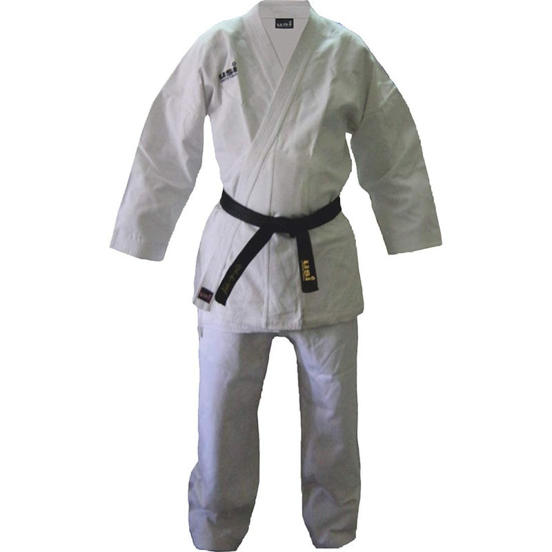 USI UNIVERSAL Karate Dress, Master Karate Gi Dress, 417KM White Karate Uniform Made with 100% Cotton Canvas 380gsm, Judo Karate Dress for Men (140 cm) - Image 5