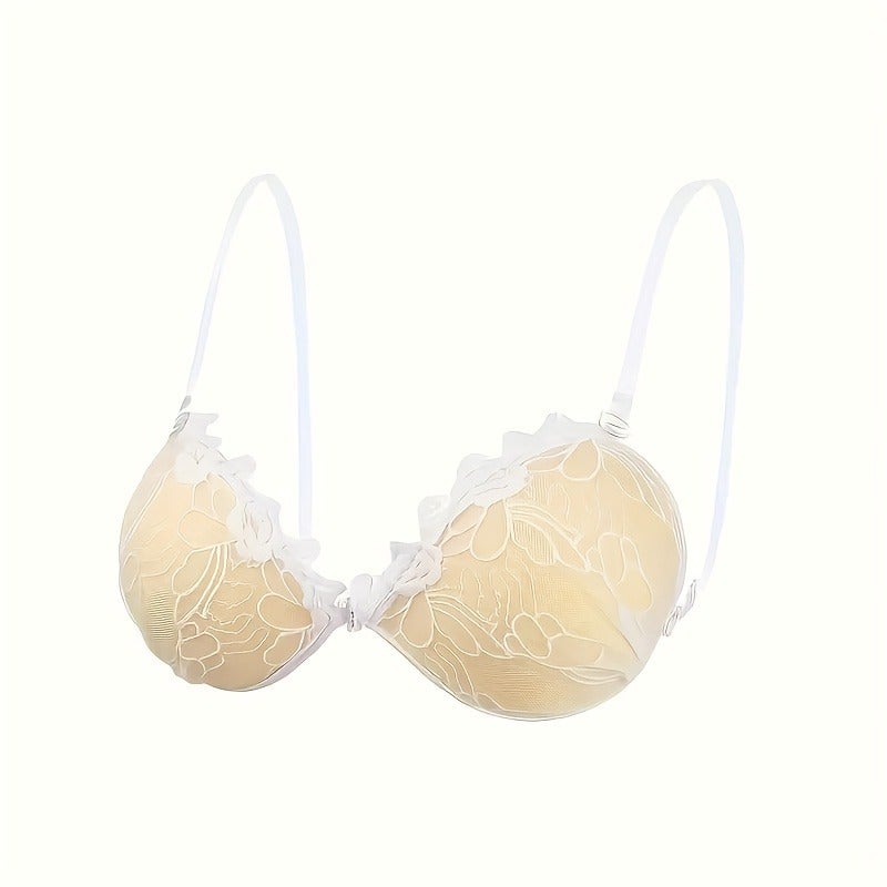 SAHOBBIEHOP Lace Bra Pad, Two Colors, Breathable & Adjustable - Image 1