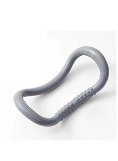 GULFLINK Fitness Stretching Circle Pilates Circle Yoga Stretch Ring Grey  - Image 1