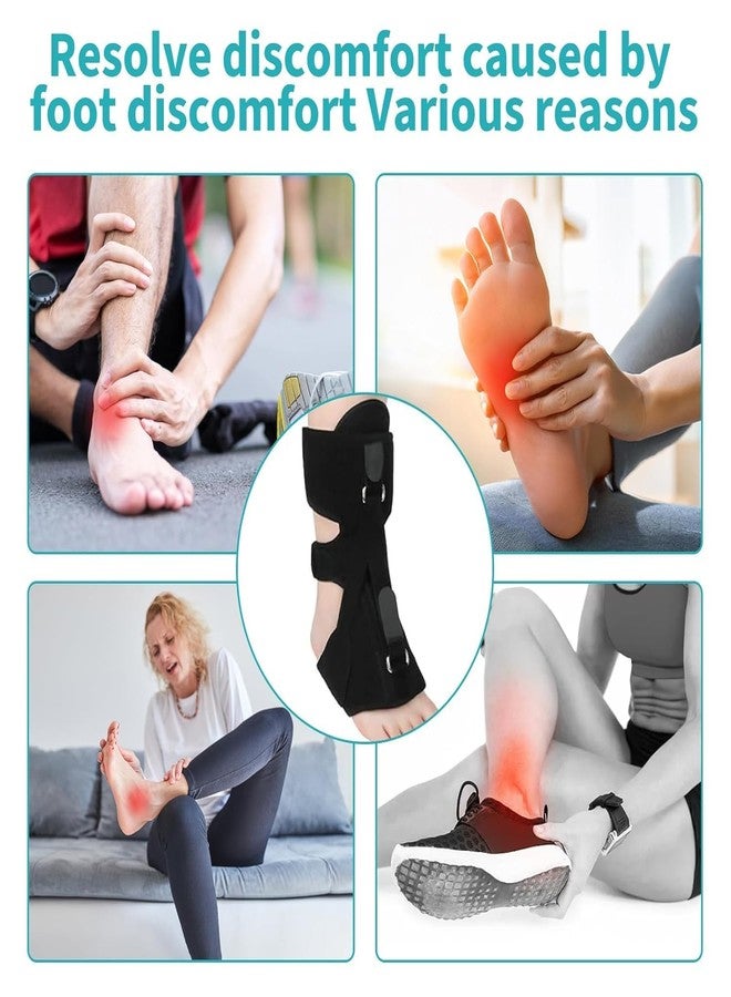 Plantar Fasciitis Night Splint-Upgrade 3 Adjustable Plantar Facetious Relief Brace，Night Splint for Plantar Fasciitis Women & Men,Eases Plantar Fasciitis Foot Drop Achilles Tendonitis (Black, 1PC) - Image 3