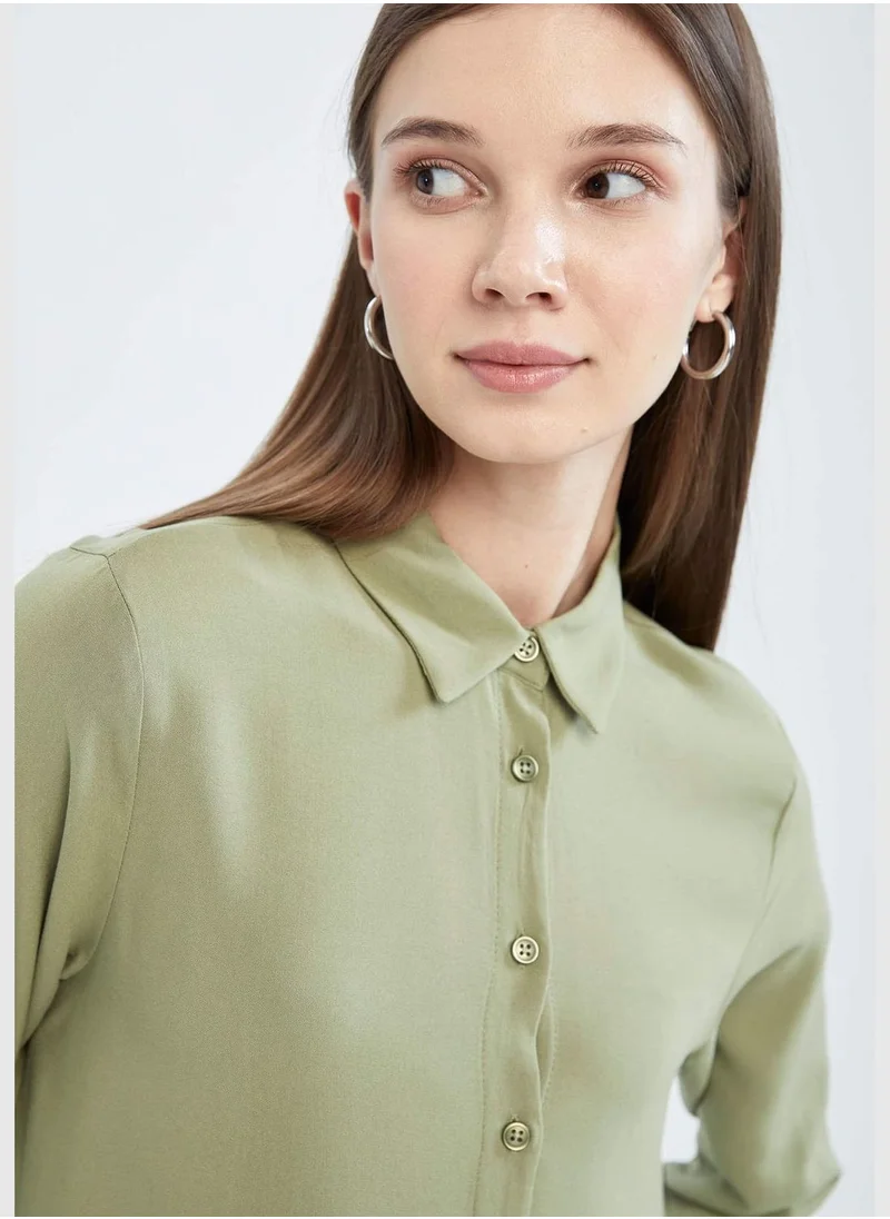 ديفاكتو Regular Fit Long Sleeve Tunic