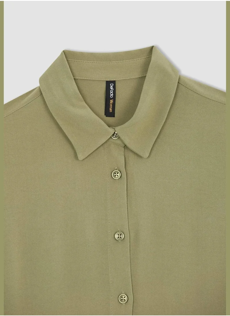 ديفاكتو Regular Fit Long Sleeve Tunic