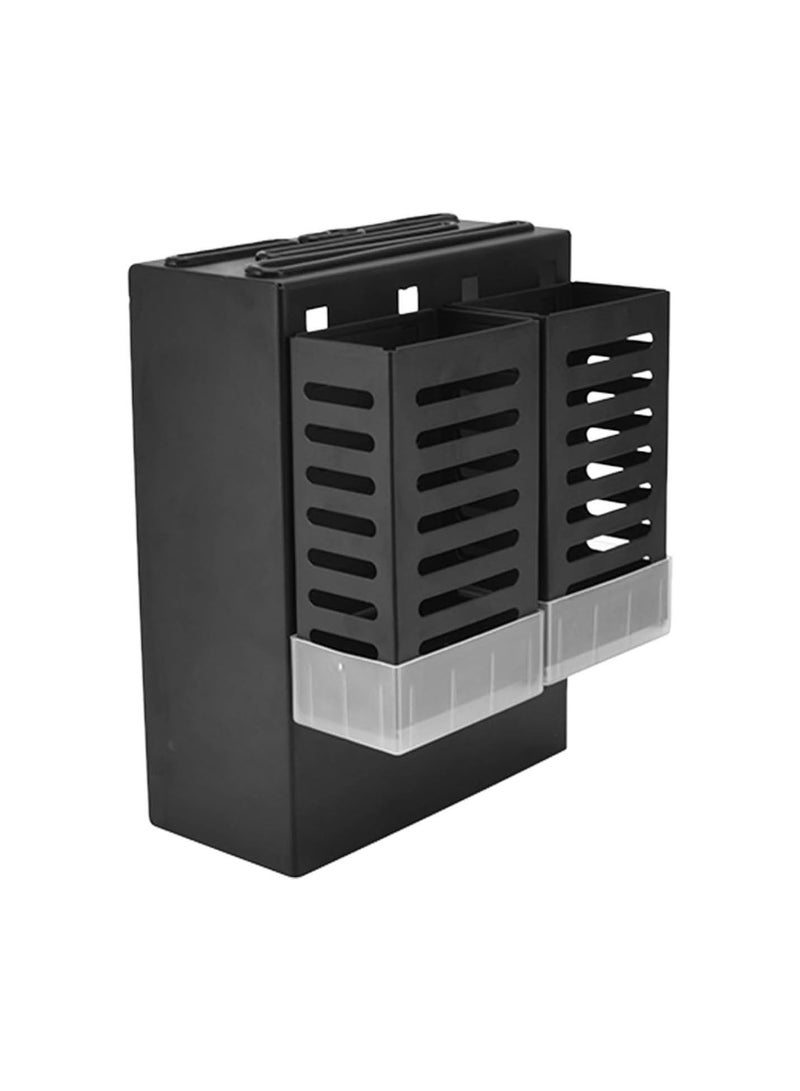 GGOOT Universal Knife Block Kitchen Knife Holder, Integrated Chopsticks Basket Knife Holder Flatware Organizers 3 in 1 Kitchen Storage Organizer, Detachable Easy Drainage - Image 1