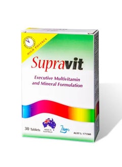 SUPRAVIT EXECUTIVE MULTIVITAMIN & MINERAL FORMULATION 30 TABLETS