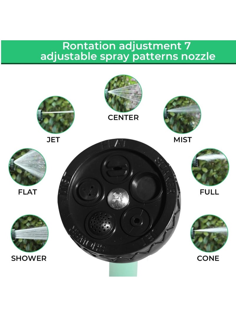 Generic - 20-Meter Garden Hose Set with Thread Connectors and Sprayer - Lightweight and Durable, No-Kink with High-Performance Connectors, Lead-Free, Drinking Water Safe - Image 1