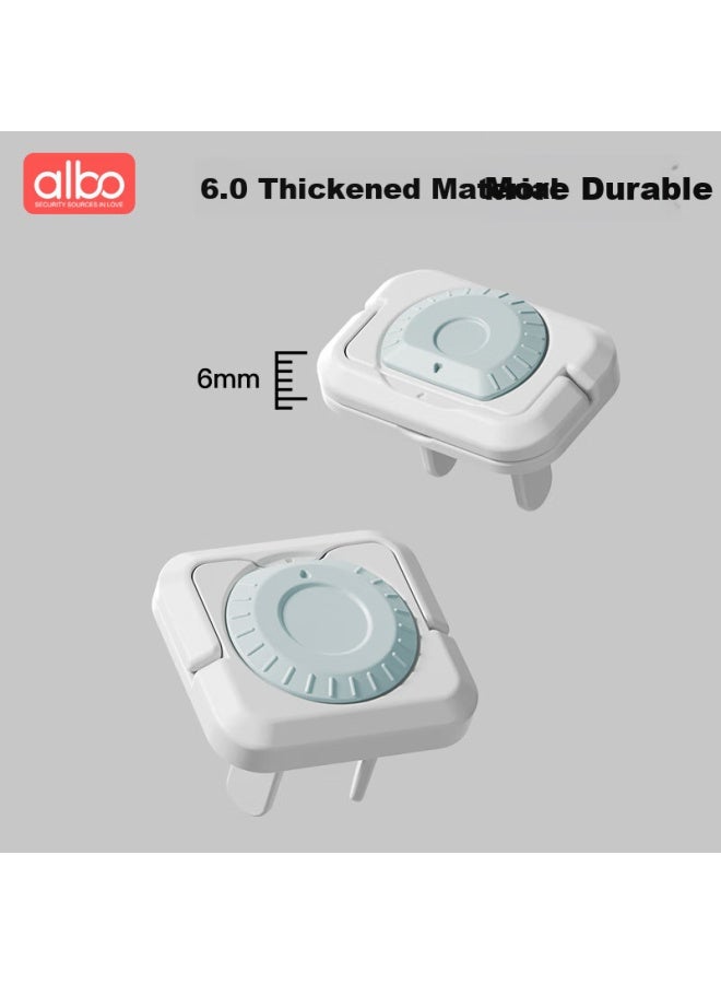 Albo Socket Protection Covers, Child Electric Shock Prevention, Socket Hole Plugs, Baby Safety Covers, Plug Safeguards, 12 Pieces - Image 5