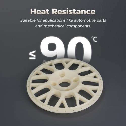 FLASHFORGE فيلم فلاشفورج ABS برو 1.75 مم تيتانيوم محترق، خيوط طابعة ثلاثية الأبعاد 1 كجم (2.2 رطل) بكرة - دقة أبعاد +/- 0.02 مم، تشوه حراري أقل من 90℃، رائع لطباعة الأجزاء الوظيفية المقاومة للحرارة - Image 3