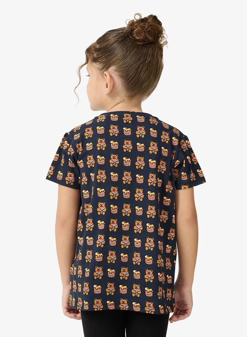 GUESS Kids Slogan Crew neck T-Shirt