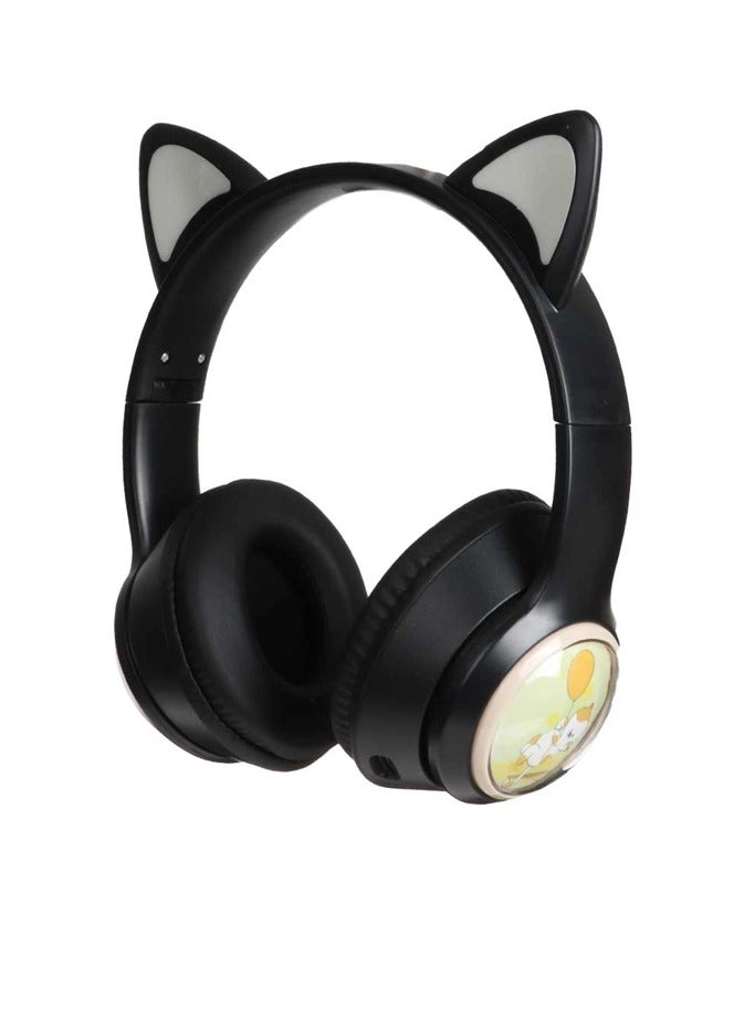 AKZ Wireless Bluetooth Stereo Headphone AKZ07B Black - Image 1