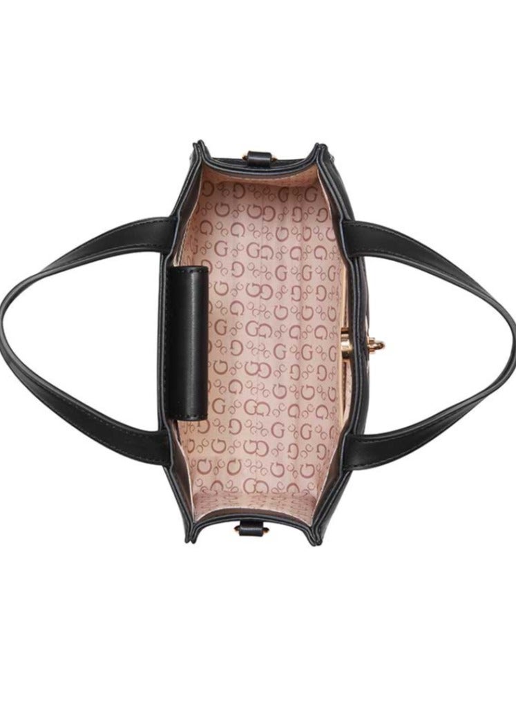 GUESS WOMEN Greenberry Mini Tote Black  - Image 3
