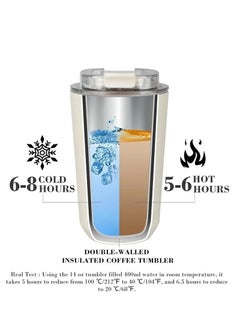 smeg SMEG Travel Coffee Mug, 320ml Insulated Drinking Mug with Leak-Proof Lid, Durable Coffee Insulated Mug, Travel Coffee Insulated Mug  - Image 3