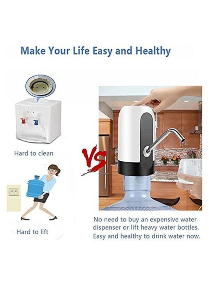 Y&D Water Bottle Pump,5 Gallon Dispenser USB Rechargeable Automatic Dispenser,30Days Battery Life, Universal Portable Switch  - Image 4