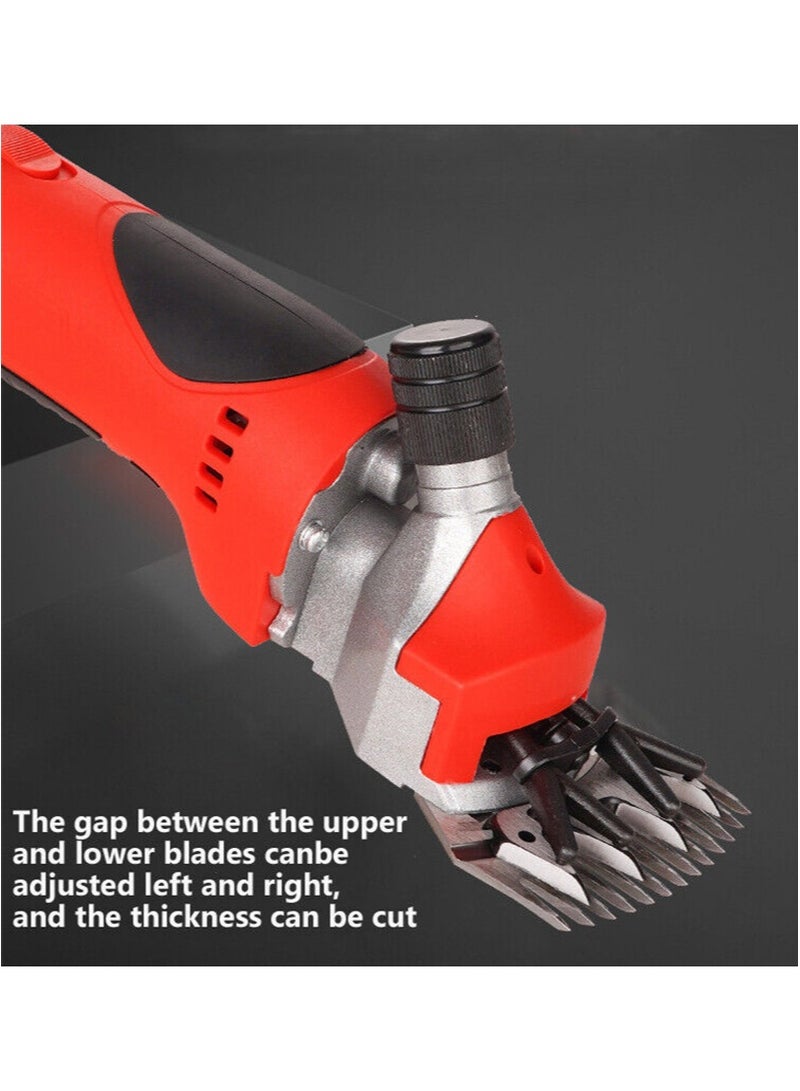 Aikanbo Sheep Shears Cordless Fur Wool in Sheep Goat Cattle and Other Farm Livestock 2800r/min Professional Rechargeable Shearing Clipper 24V for Shaving with 2 Lithium Batteries  - Image 5