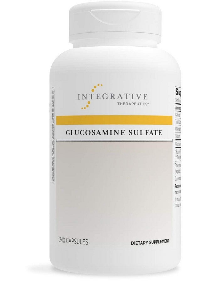 Integrative Therapeutics Glucosamine Sulfate Supplement To Help Promote Healthy Joints* For Women And Men Gluten Free Dairy Free 240 Capsules - Image 1