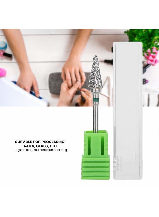 TMISHION Manicure Drill Bit Tungsten Steel Nail Art Manicure Drill Bits Electric Pedicure Manicure Grinding Head Nail Art Tools for Manicure Pedicure Home Salon Use(01) - Image 3