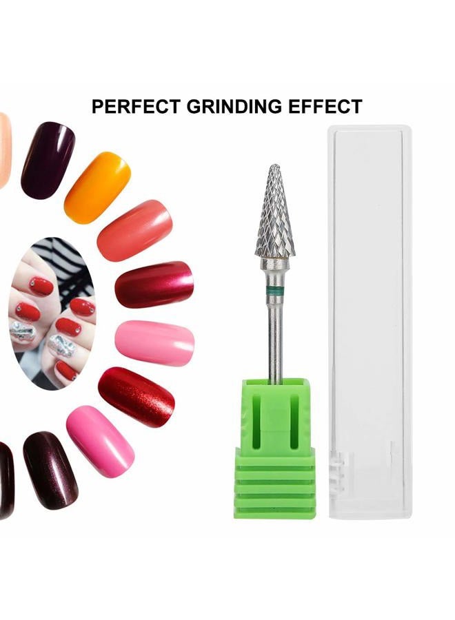 TMISHION Manicure Drill Bit Tungsten Steel Nail Art Manicure Drill Bits Electric Pedicure Manicure Grinding Head Nail Art Tools for Manicure Pedicure Home Salon Use(01) - Image 4