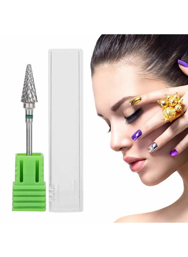 TMISHION Manicure Drill Bit Tungsten Steel Nail Art Manicure Drill Bits Electric Pedicure Manicure Grinding Head Nail Art Tools for Manicure Pedicure Home Salon Use(01) - Image 2