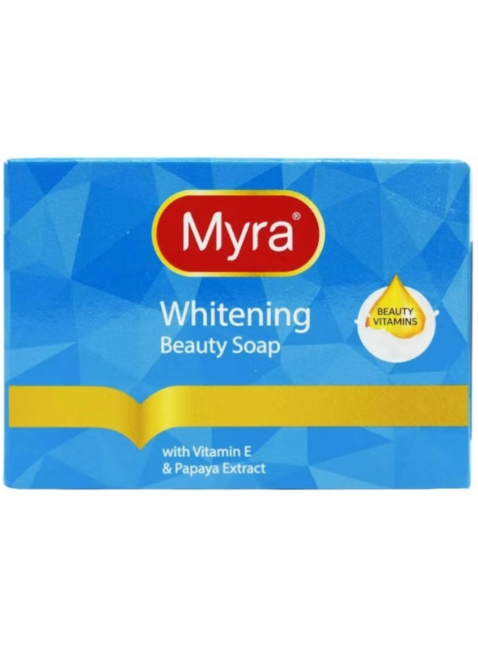 Myra Whitening Beauty Soap With Vitamin E And Papaya Extract 90 gm