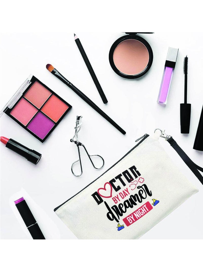 PRINTSHOP4ME Doctors Day Cosmetic Bag for Women - Stylish Doctors Day Gift for Women - Doctors Day Thank You Gift - Cosmetic Bag for Women Doctors - Image 2