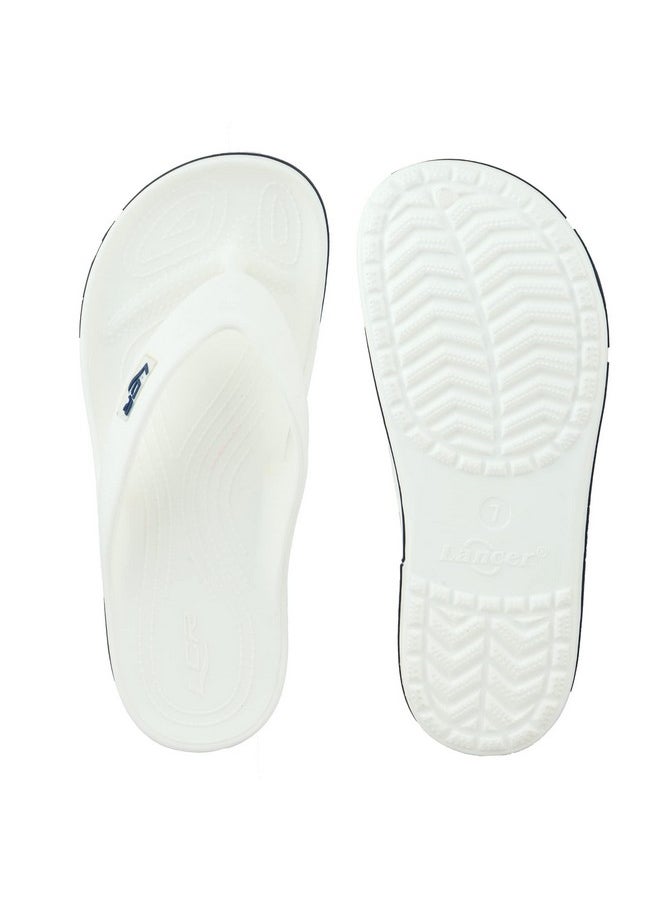 lancer Lancer MENS FLIP-HERO-WHT1 WHITE SLIPPERS  - Image 4