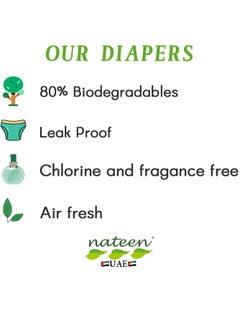 nateen Nateen Super Ultra Incontinence Adult Diapers,Medium,Waist Size 95-125cm,10 Count,Briefs with Maximum Absorbency,Leak Protection.  - Image 2