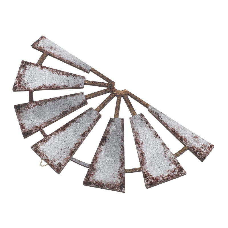 Room Wall Decor Rustic Windmill Sculpture Hollow Wall Art for Bedroom Kitchen Entryway Country Style Decoration - Image 4