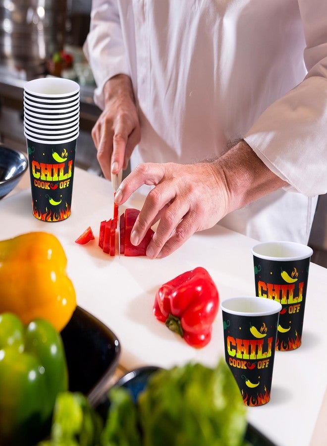 Jingmore 100 Pcs 9 oz Chili Tasting Cups Large - Mexican Cook off Party Supplies, Disposable, Cinco De Mayo Decorations (Novel) - Image 4