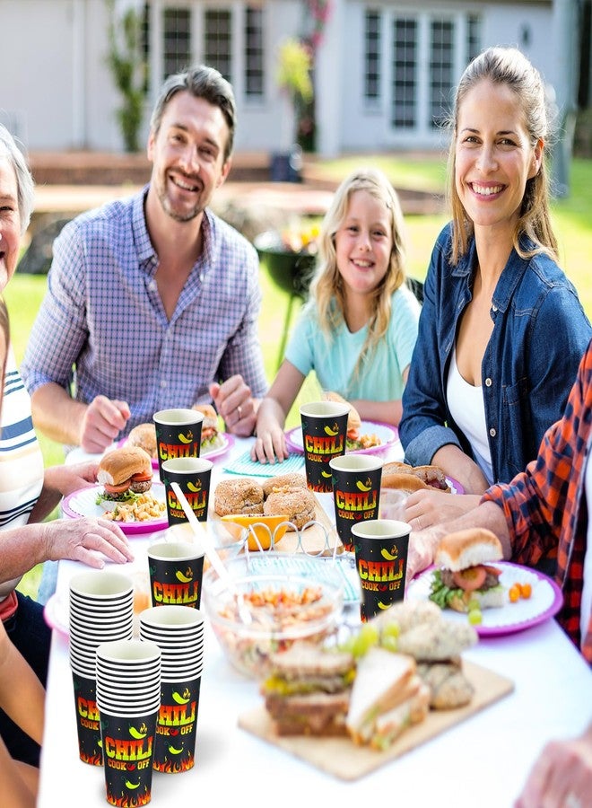 Jingmore 100 Pcs 9 oz Chili Tasting Cups Large - Mexican Cook off Party Supplies, Disposable, Cinco De Mayo Decorations (Novel) - Image 5