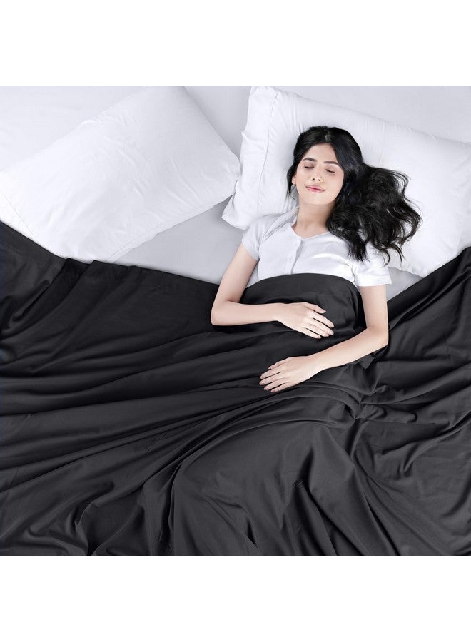 Utopia Bedding Flat Sheets - Pack of 6 - Soft Brushed Microfiber Fabric - Shrinkage & Fade Resistant Top Sheets - Easy Care (Queen, Black) - Image 3