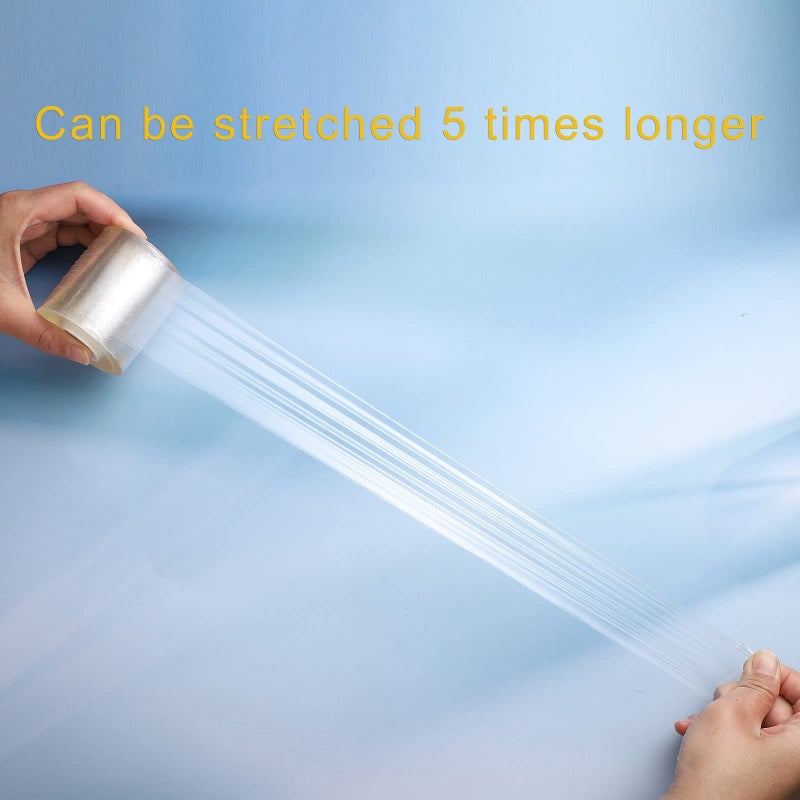 Pengxiaomei 2 pcs Grafting Tape, Stretchable Garden Grafting Tape Plants Repair Tapes Clear Floristry Film for Floral Fruit Tree and Poly Budding Tape 1.2Inch(Green,Yellow) - Image 5