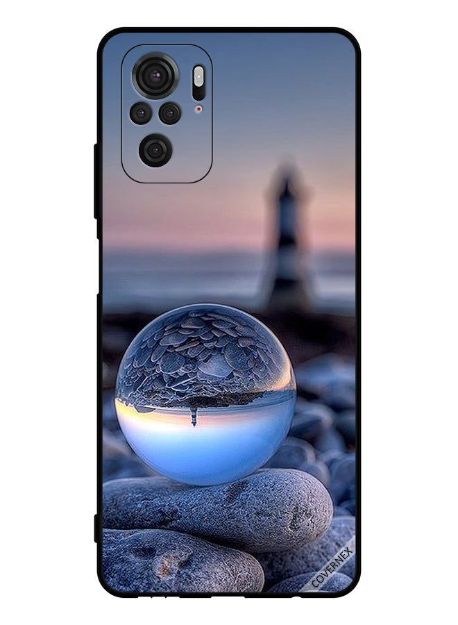 Covernex Protective Case Cover For Xiaomi Redmi Note 10 4g Awesome Photography Of Nature In Round Glass - Image 1