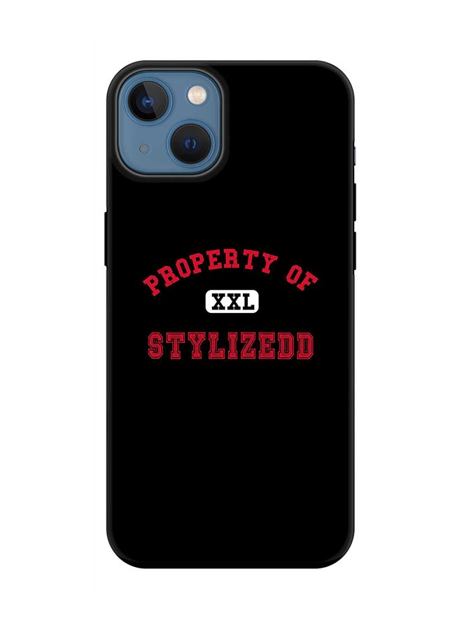 Stylizedd Tough Pro Series Case for Apple iPhone 14 Dual Layer hybrid PC & TPU Customized Mobile Cover Shield with inner TPU protection Matte Finish - Property of Stylizedd
