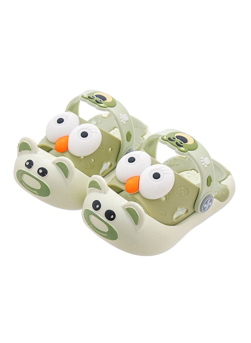 general 2024 Summer New Style Kids’ Hole Shoes: Fashionable and Trendy, Suitable for Both Boys and Girls, Wearable Indoors and Outdoors, Cute Cartoon Slippers - Image 1