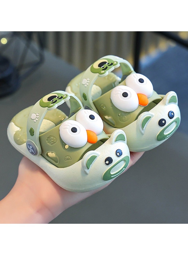 general 2024 Summer New Style Kids’ Hole Shoes: Fashionable and Trendy, Suitable for Both Boys and Girls, Wearable Indoors and Outdoors, Cute Cartoon Slippers - Image 3