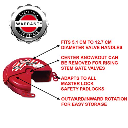 Master Lock 481 Lockout Tagout Rotating Gate Valve Lockout - Image 4