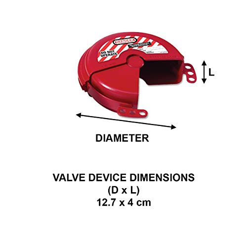 Master Lock 481 Lockout Tagout Rotating Gate Valve Lockout - Image 5