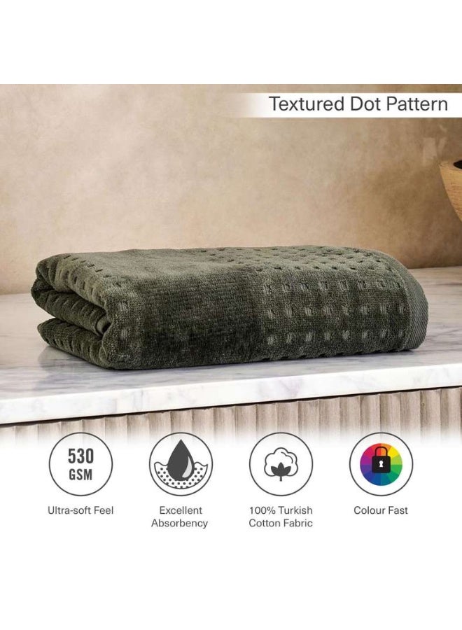 Pan Home Siesta Velour Hand Towel - Green - Image 5