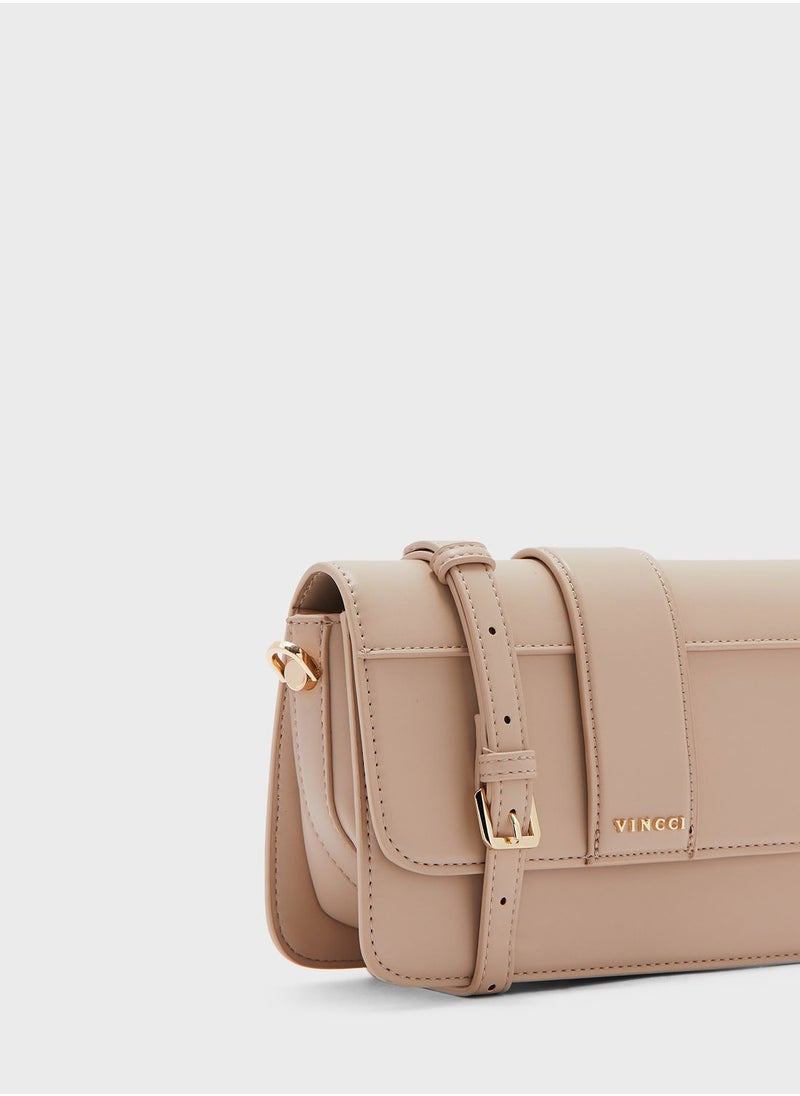 Vincci - Flap Over Crossbody Bag - Image 1