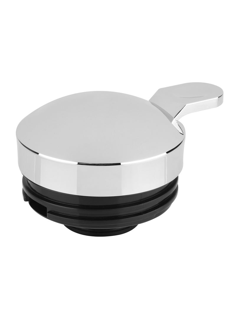 emsa Campo Vacuum Flask  1L  100  Leak Proof  Quick Tip Closure  12 Standard Hot 24 Cold  In Chrome  Stainless Steel  - Image 4
