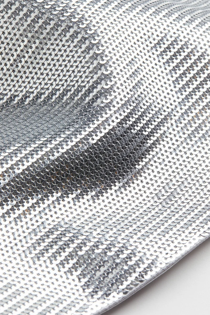 H&M Sequined mini skirt