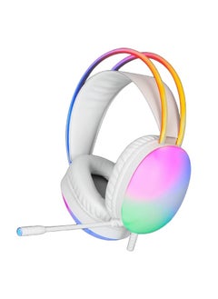 Generic XTRIKE ME GH-511 Transparent Backlit Gaming Headset with RGB - 50mm Stereo Sound, Omnidirectional Microphone, USB + 3.5mm Interface-GRAY  - Image 3