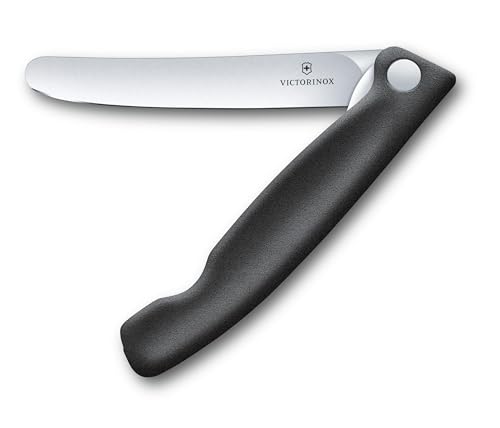 Victorinox Victorinox Swiss Classic Foldable Paring Knife Straight Edge Black 43 in 