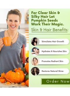 BLISS OF EARTH 1kg Pumpkin seeds great with weight loss full with Vitamin & Minerals Rich  - Image 3