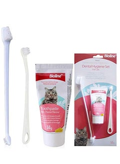 Bioline Dental Hygiene Set For Cats 50g [Weight - 50g]  - Image 1