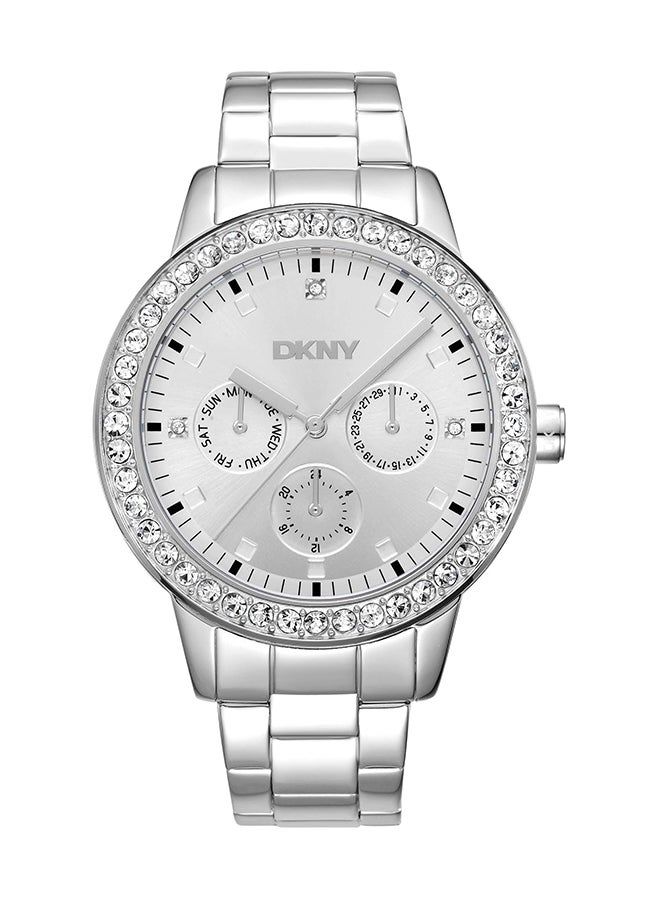 DKNY Parsons Multi Glitz DK1L055M0035 - Stainless Steel Female Quartz Multi-function - Image 1
