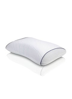 OxyGell Medicated Ergonomic Support Pillow - Gel & Medicated Innovative Memory Foam with 3D Gel Layer | Neck Support, Muscle Relaxation, and Cool Sleep | Size 60x40x14cm | Adaptive Outer Fabric
