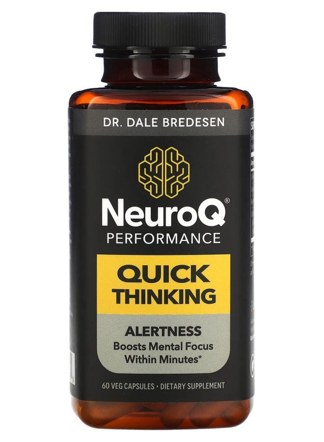 LifeSeasons كبسولات نيروكيو للأداء والتفكير السريع 60 كبسولة نباتية