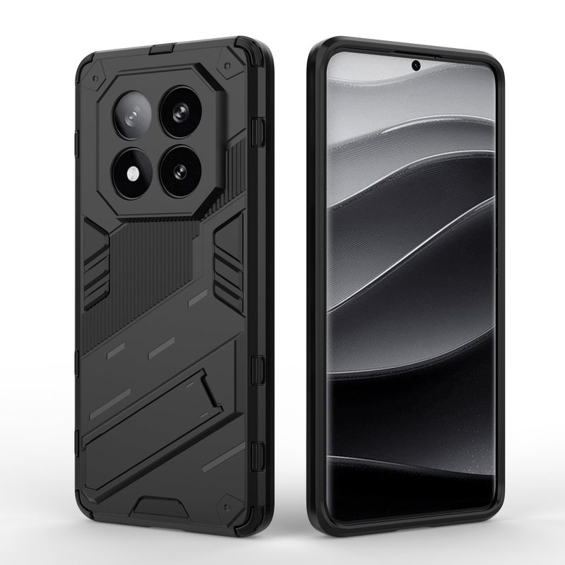 GOLDEN MASK Compatible With Xiaomi Redmi Note 14 Pro Plus 5G Punk Case Anti Protection (Black)
