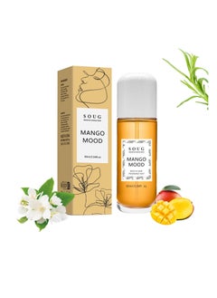 SYOSI Vanilla Perfume Spray, Long Lasting Body & Hair Fragrance Mist, Eau De Toilette Spray, Multi-Use Vanilla Body Mist for Women & Girls, Vanilla, Moonstone, Mango, Dragon fruit, Amber (Mango)  - Image 1