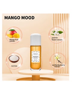 SYOSI Vanilla Perfume Spray, Long Lasting Body & Hair Fragrance Mist, Eau De Toilette Spray, Multi-Use Vanilla Body Mist for Women & Girls, Vanilla, Moonstone, Mango, Dragon fruit, Amber (Mango)  - Image 3